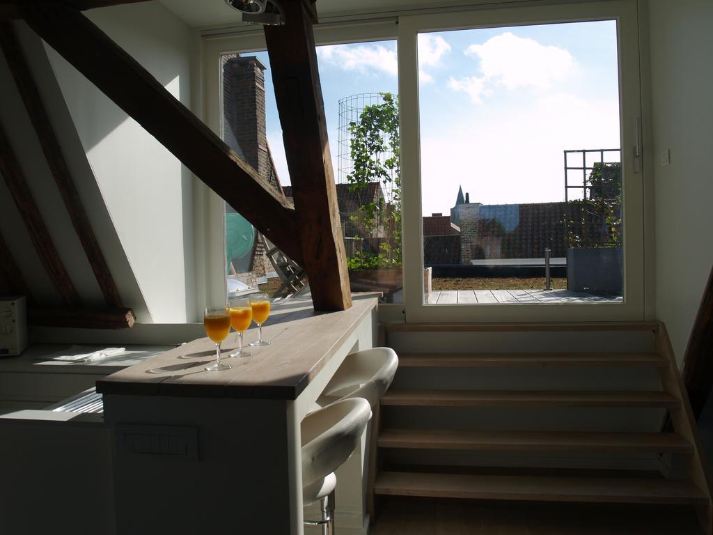 Guesthouse Vlamynckpoort Brugge Værelse billede